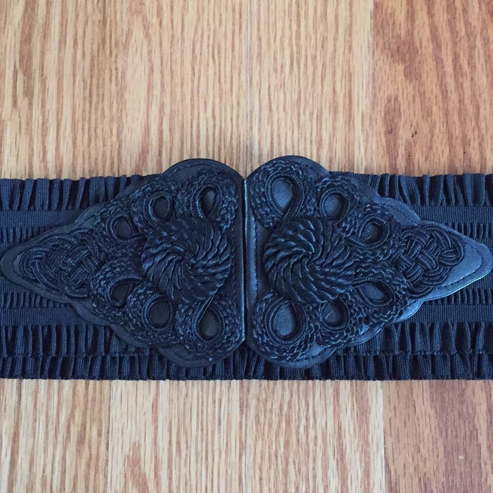 WCM - New York black stretch belt